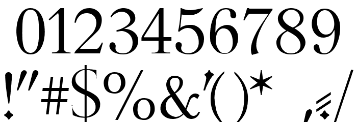 Leipzig Fraktur Normal Font OTHER CHARS