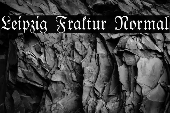 Leipzig Fraktur Normal Example 1