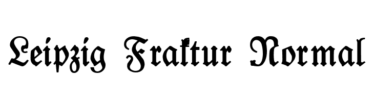 Leipzig Fraktur Normal  لخطوط تنزيل