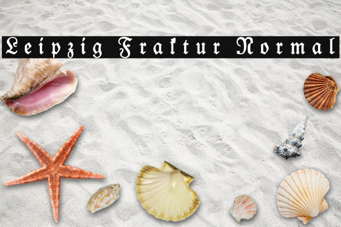 Leipzig Fraktur Normal Example 1