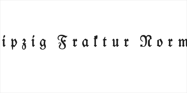 Leipzig Fraktur Normal Logo