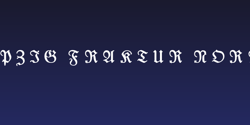 Leipzig Fraktur Normal Social Header