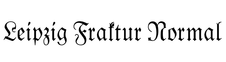 Leipzig Fraktur Normal  لخطوط تنزيل
