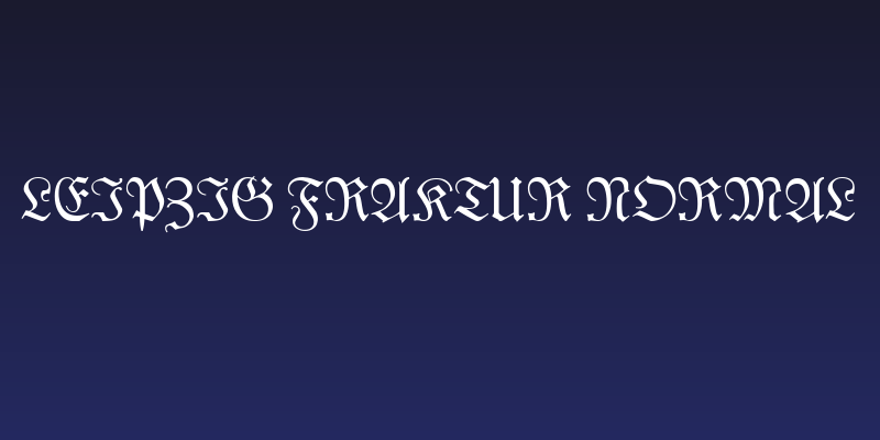 Leipzig Fraktur Normal Social Header