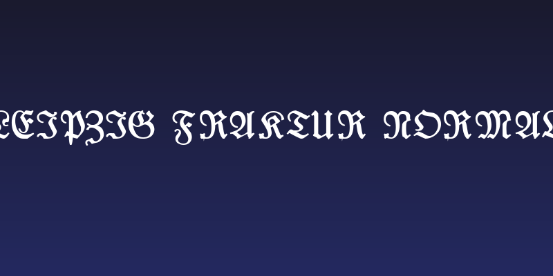 Leipzig Fraktur Normal Social Header