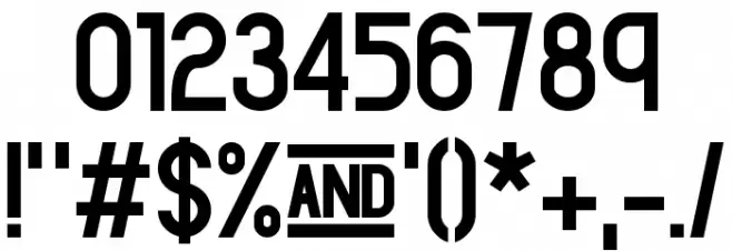 Leipziger Messe Font OTHER CHARS