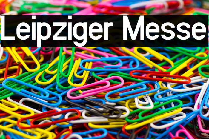 Leipziger Messe Font examples