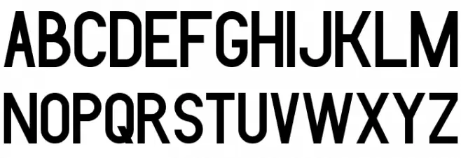 Leipziger Messe Font UPPERCASE