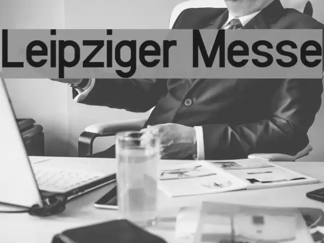 Leipziger Messe Font examples