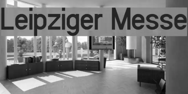Leipziger Messe Font examples
