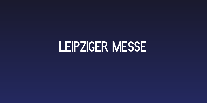 Leipziger Messe Social Header