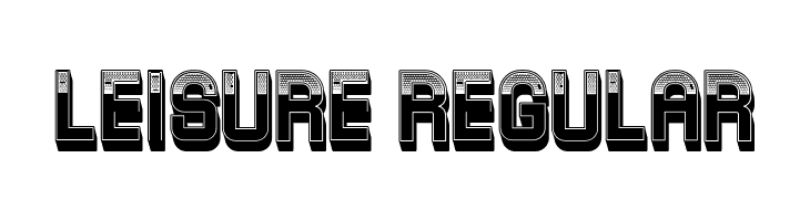 Leisure Regular  font caratteri gratis