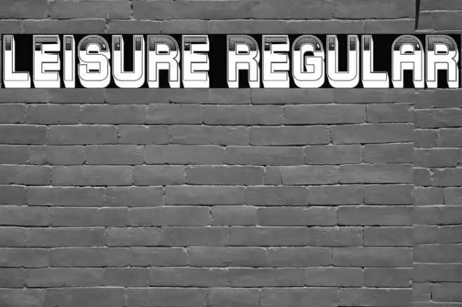 Leisure Regular Example 1
