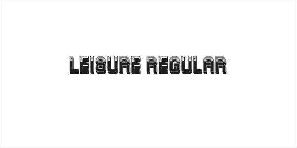 Leisure Regular Logo