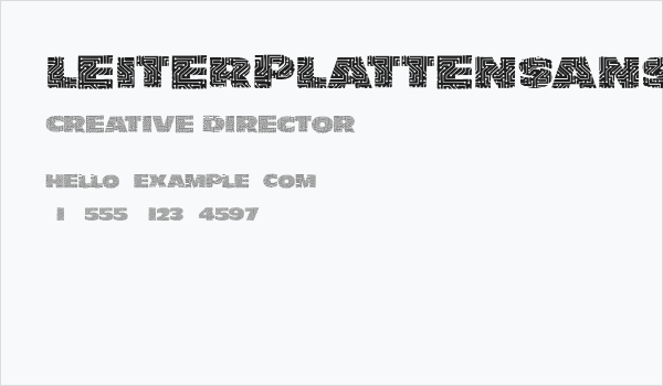 LeiterplattenSans Business Card