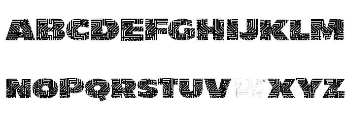 LeiterplattenSans Font LOWERCASE