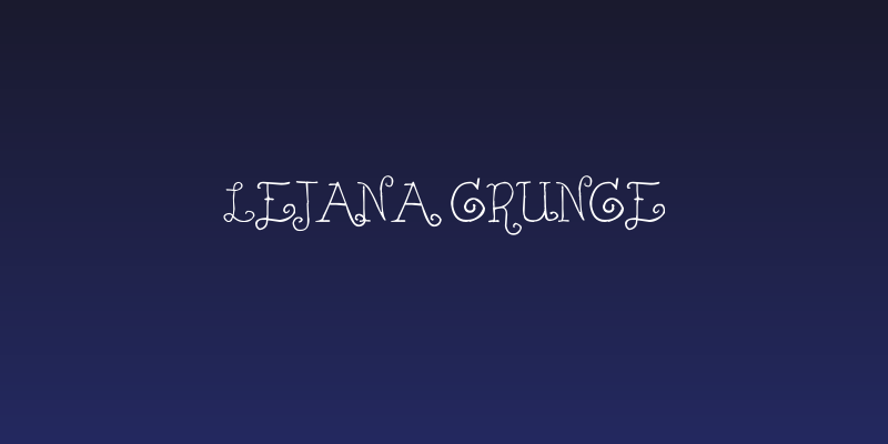 Lejana Grunge Social Header