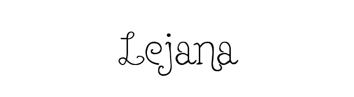 Lejana Font