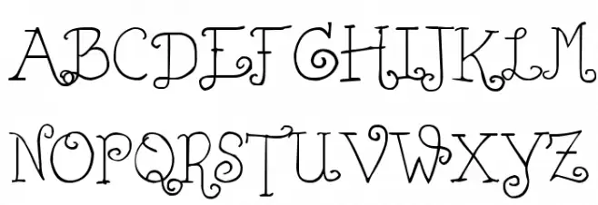 Lejana 字体 大写