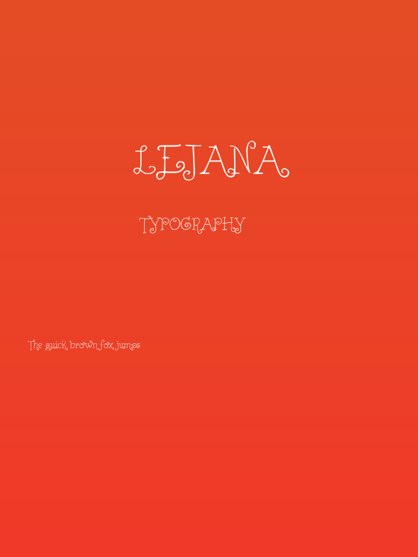 Lejana Poster