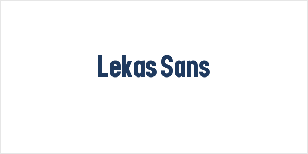 Lekas Sans Logo