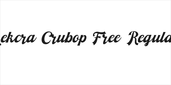 Lekcra Crubop Free Regular Logo