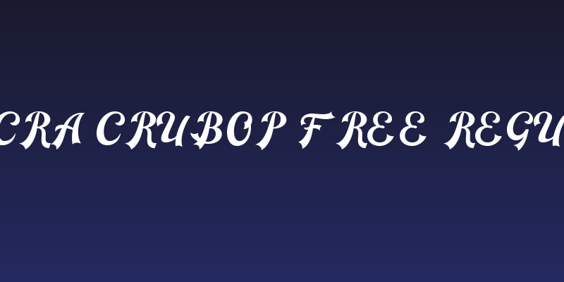 Lekcra Crubop Free Regular Social Header