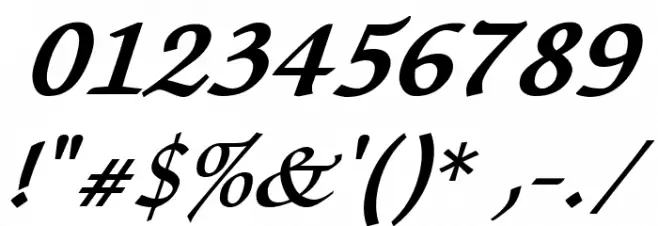 Lekhana Bold Italic Font OTHER CHARS