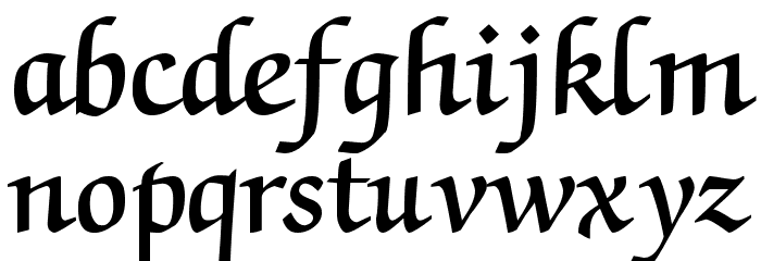 Lekhana Bold Font LOWERCASE