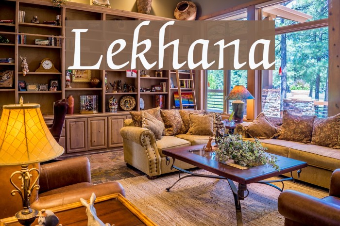 Lekhana Font examples