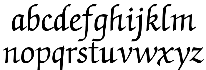 Lekhana Font LOWERCASE