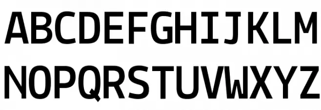 Lekton-Bold Font Litere mari