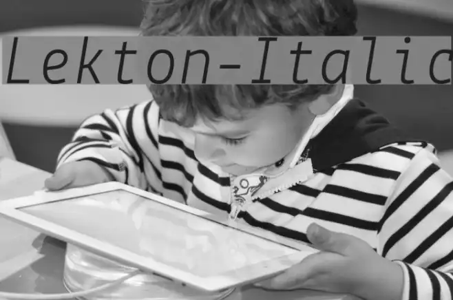 Lekton-Italic Example 3