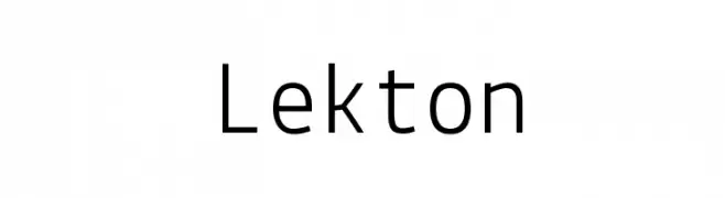 Lekton  Fuentes Gratis Descargar