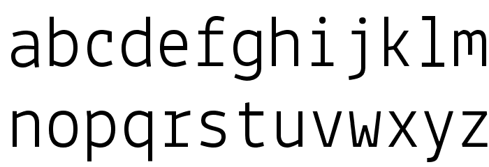 Lekton04 Thin Font LOWERCASE