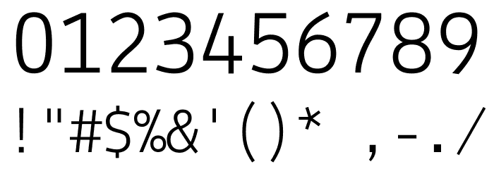 Lekton Font OTHER CHARS