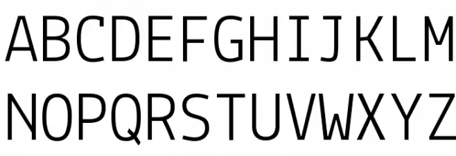 Lekton Font Litere mari