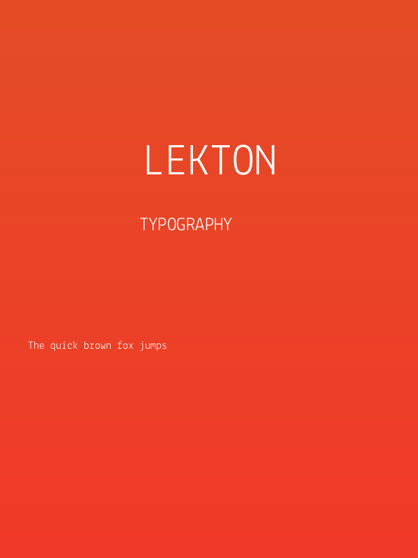 Lekton Poster