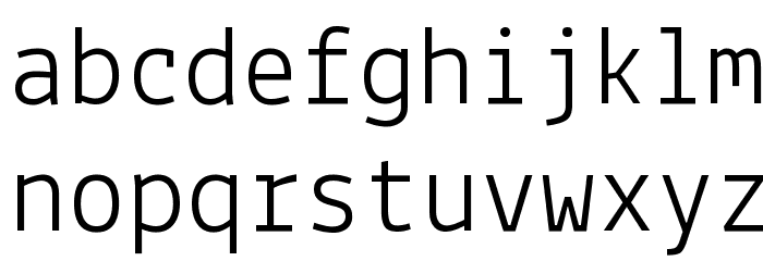 Lekton Font LOWERCASE