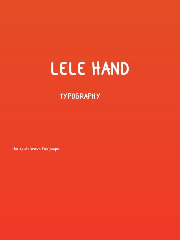 Lele Hand Poster