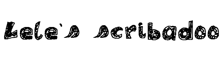 Lele's scribadoo  لخطوط تنزيل