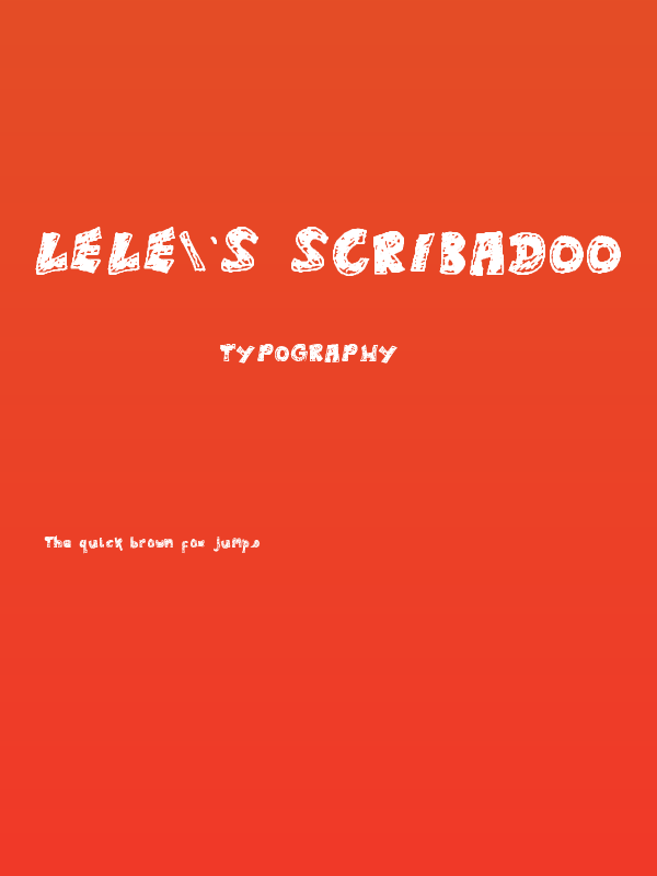 Lele's scribadoo Poster