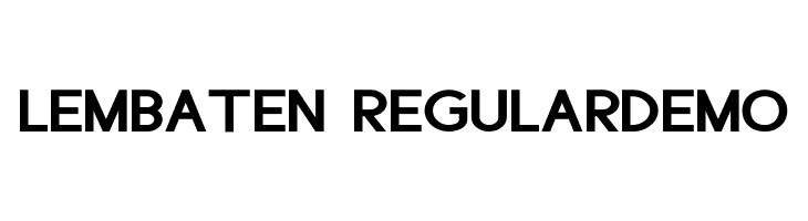 Lembaten RegularDemo  Frei Schriftart Herunterladen