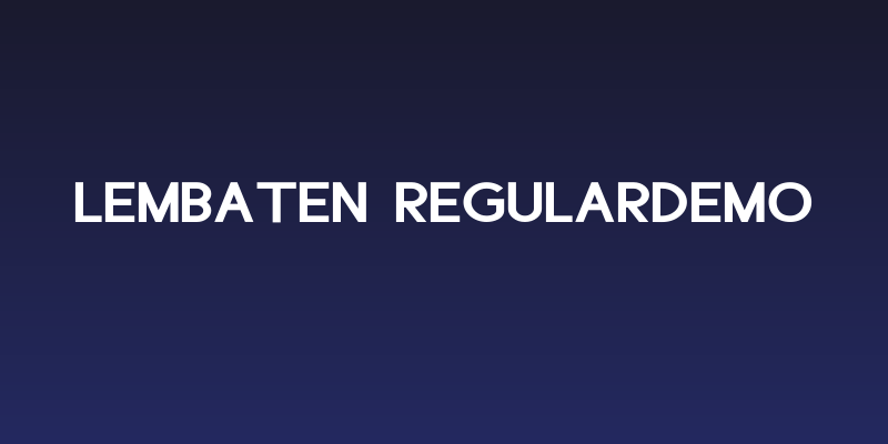 Lembaten RegularDemo Social Header