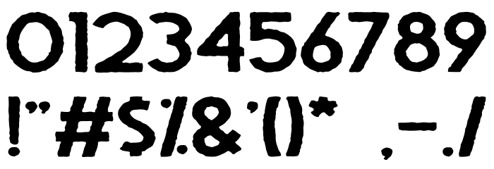 Lembaten RoughDemo Font OTHER CHARS