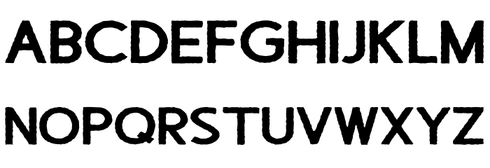 Lembaten RoughDemo Font LOWERCASE