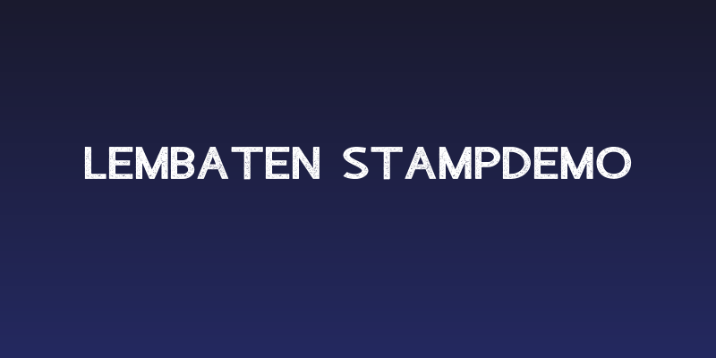 Lembaten StampDemo Social Header