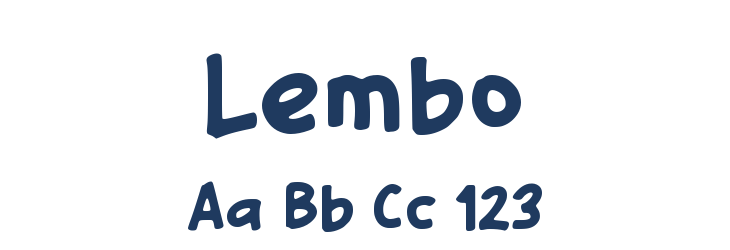 Lembo Font Preview