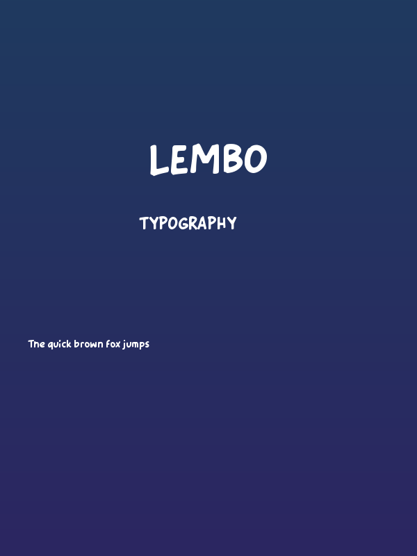 Lembo Poster