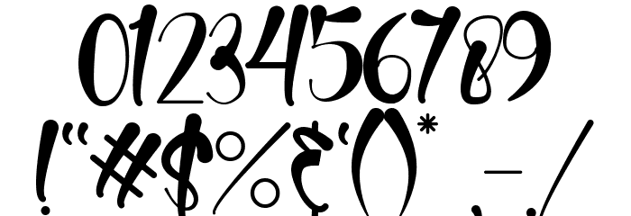 Lemillion Font OTHER CHARS